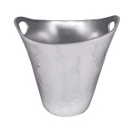 Shimmer Ice Bucket Keep your bottles chilled in style with this beautiful Shimmer Ice Bucket. Stun your guests with its texture inspired by gentle waves, all beautifully handcrafted from 100% recycled aluminum.